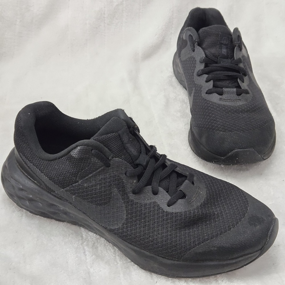 Nike Revolution Youth Size 6Y Black Activewear Athletic Unisex Running Shoes